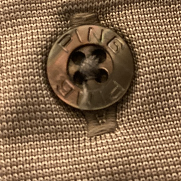 Ping Mens Golf Polo Shirt Size Large color silver - Picture 9 of 11